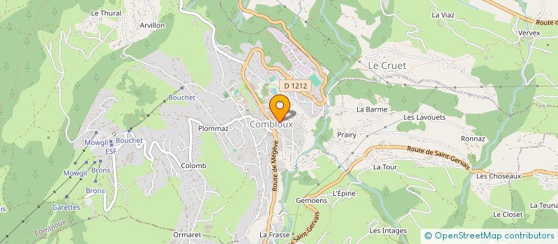 localisation de l'entreprise DOMINIQUE DUCREY  COMBLOUX