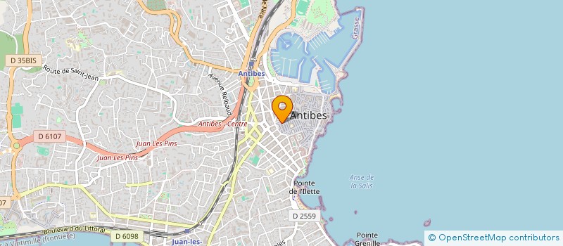 localisation de l'entreprise DOMINIQUE ET BRUNO à ANTIBES