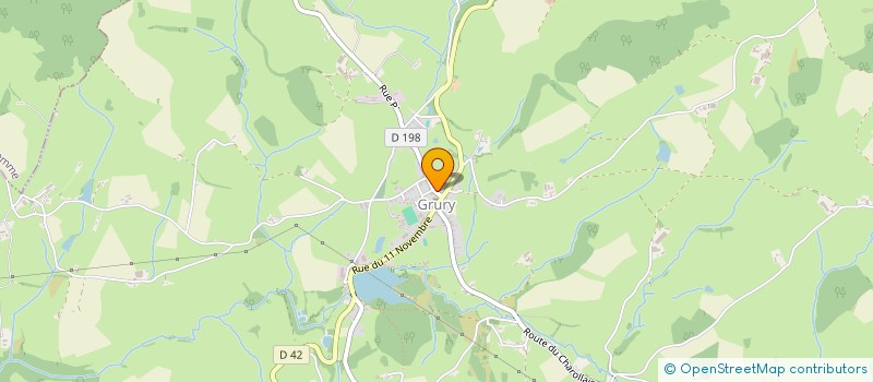 localisation de l'entreprise DOMINIQUE FOURNIER  GRURY