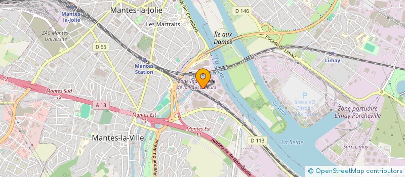 localisation de l'entreprise DOMINIQUE FOURNIER ENERGIE  MANTES-LA-VILLE