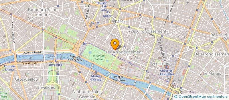 localisation de l'entreprise DOMINIQUE G FESSART SAS à PARIS