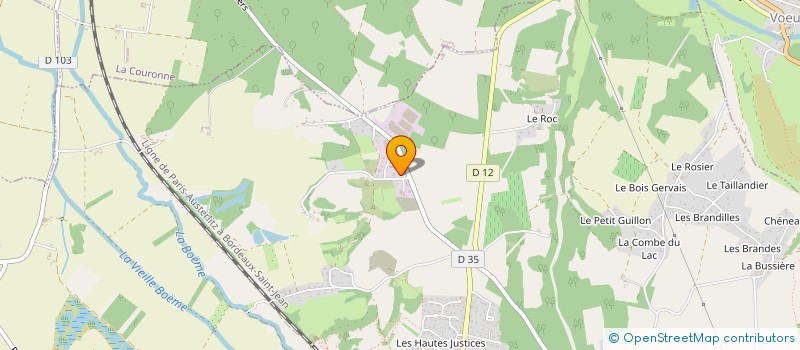 localisation de l'entreprise DOMINIQUE GENDRON ET FILS à MOUTHIERS-SUR-BOEME