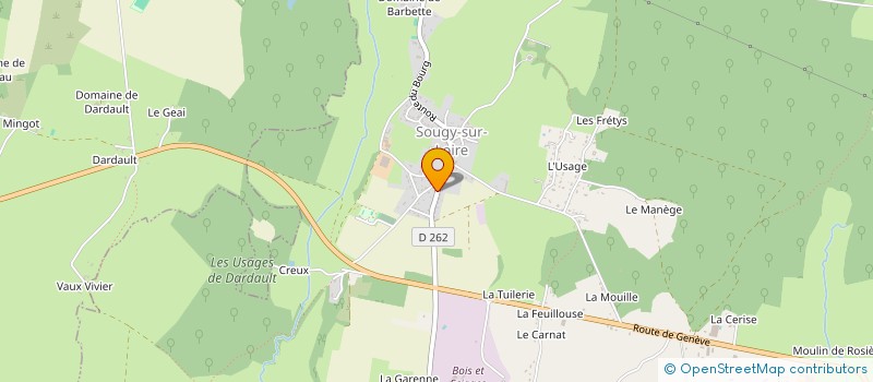 localisation de l'entreprise DOMINIQUE GERARD BISSONNIER CONSULTANT  SOUGY-SUR-LOIRE