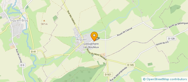 localisation de l'entreprise DOMINIQUE HURAY CONSTRUCTIONS  ARGUEIL