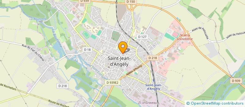 localisation de l'entreprise DOMINIQUE INFORMATIQUE SARL  SAINT-JEAN-D'ANGELY