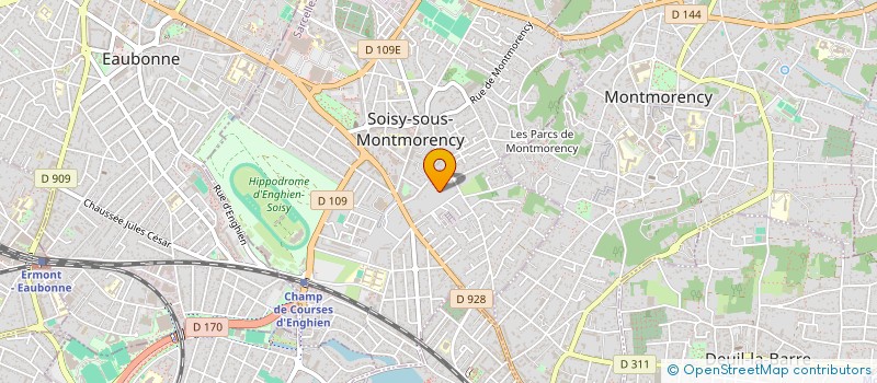 localisation de l'entreprise DOMINIQUE JANIN CONSULTING  SOISY-SOUS-MONTMORENCY