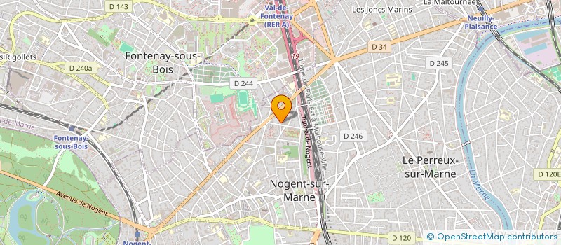 localisation de l'entreprise DOMINIQUE LARROUSE LASER ET LUXUS DEVELOPPEMENT à NOGENT-SUR-MARNE