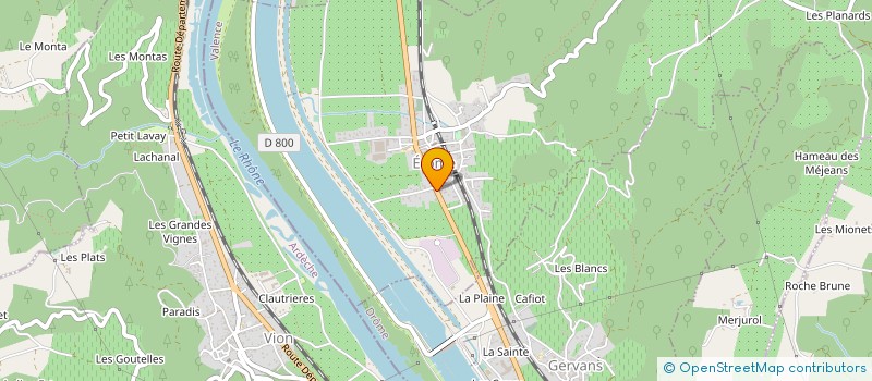 localisation de l'entreprise DOMINIQUE MAURUTTO MULTISERVICES  EROME