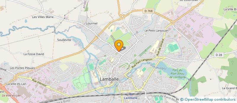 localisation de l'entreprise DOMINIQUE RAULT CONSULTING & PARTNERS à LAMBALLE-ARMOR