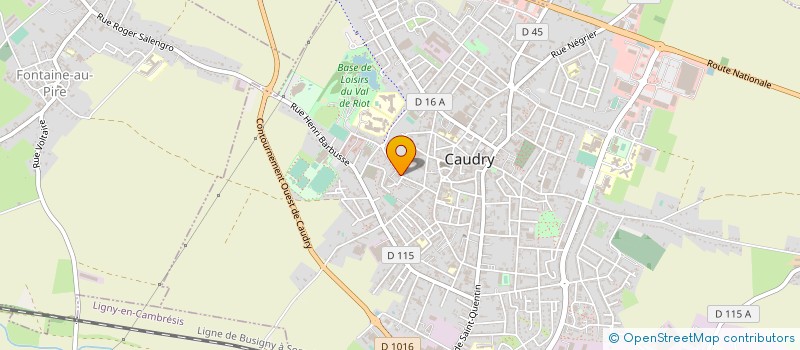 localisation de l'entreprise DOMINIQUE RENARD à CAUDRY