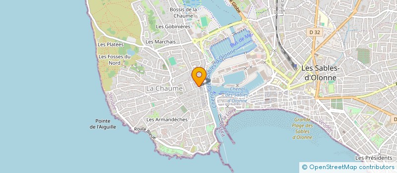 localisation de l'entreprise DOMINIQUE RETUREAU CONSULTING à LES SABLES D'OLONNE