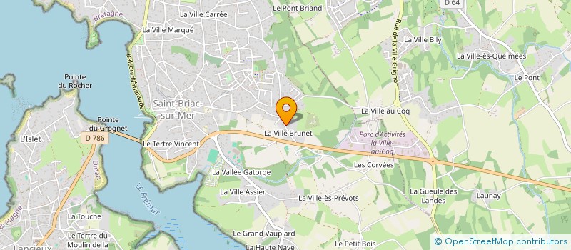 localisation de l'entreprise DOMINIQUE SACHET  SAINT-BRIAC-SUR-MER