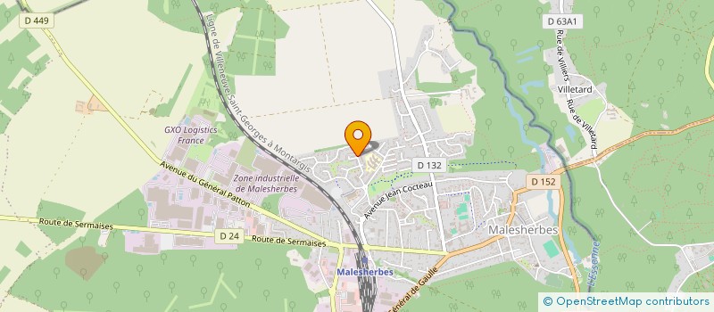 localisation de l'entreprise DOMINIQUE SERVICES  LE MALESHERBOIS