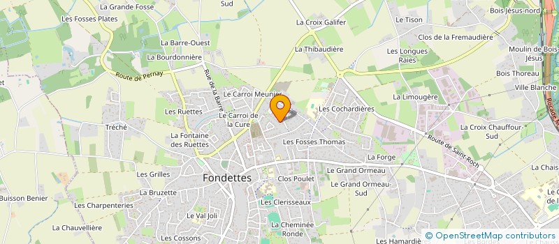 localisation de l'entreprise DOMINIQUE SOURICE à FONDETTES