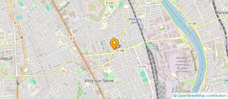 localisation de l'entreprise DOMINIQUE T à VITRY-SUR-SEINE