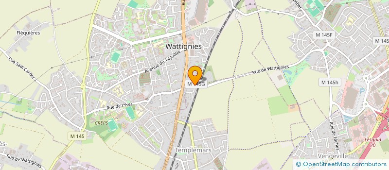 localisation de l'entreprise DOMINIUM  WATTIGNIES