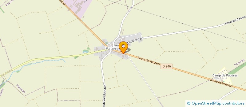 localisation de l'entreprise DOMINO à PAUVRES