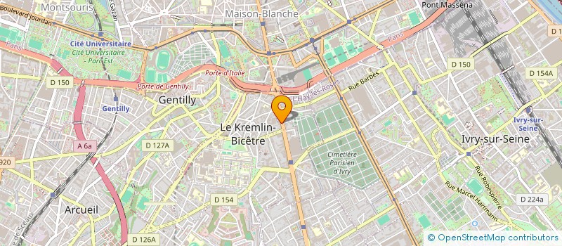 localisation de l'entreprise DOMINO  LE KREMLIN-BICETRE