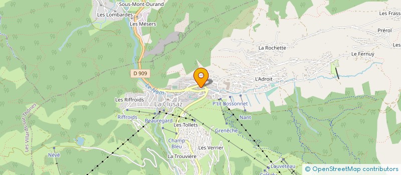 localisation de l'entreprise DOMINO à LA CLUSAZ