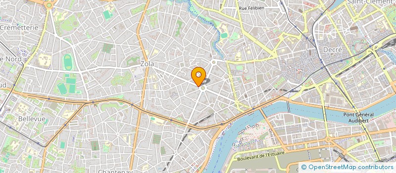 localisation de l'entreprise DOMINO à NANTES