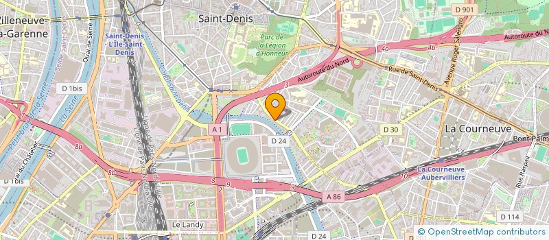 localisation de l'entreprise DOMINO à SAINT-DENIS