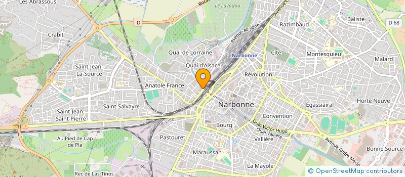 localisation de l'entreprise DOMINO 4 à NARBONNE