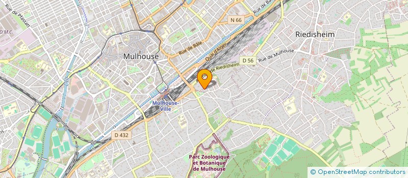 localisation de l'entreprise DOMINO  MULHOUSE