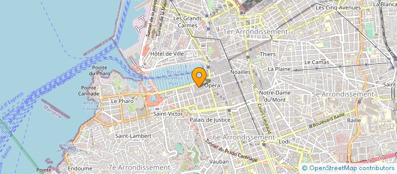 localisation de l'entreprise DOMINO à MARSEILLE