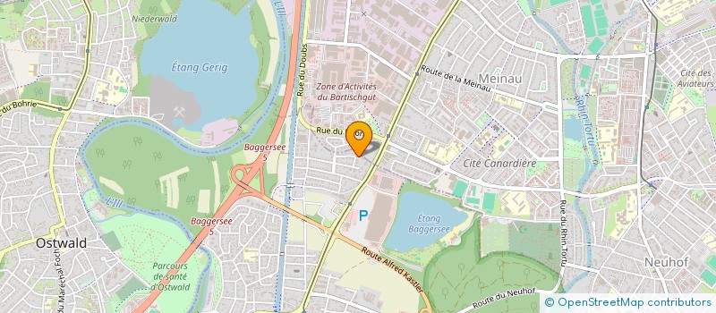 localisation de l'entreprise DOMINO  ILLKIRCH-GRAFFENSTADEN