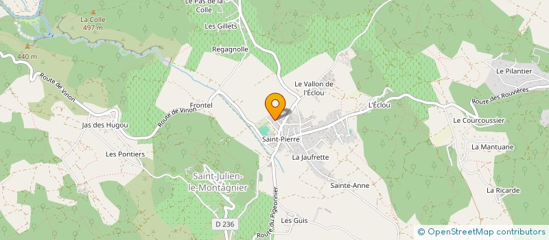 localisation de l'entreprise DOMINO à SAINT-JULIEN