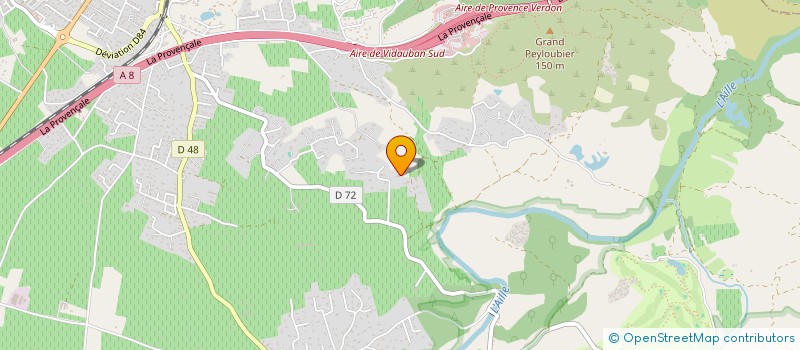 localisation de l'entreprise DOMINO  VIDAUBAN