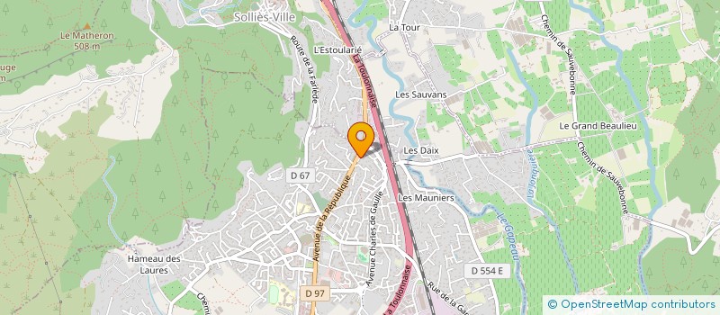 localisation de l'entreprise DOMINO  LA FARLEDE