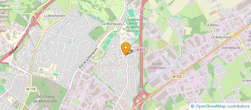 localisation de l'entreprise DOMINO  CARQUEFOU