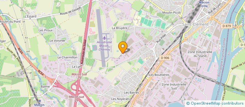 localisation de l'entreprise DOMINO BROCHAGE à MACON