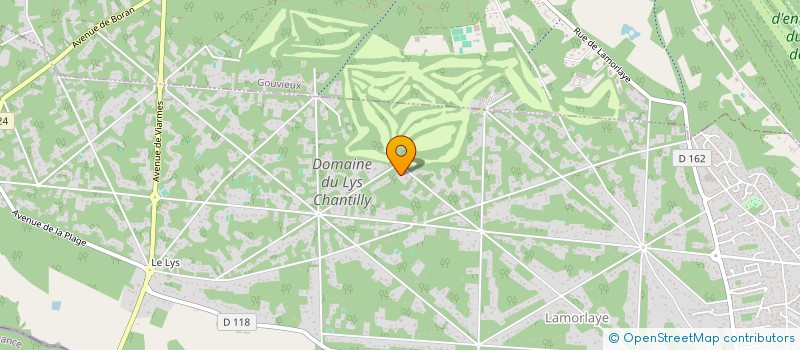 localisation de l'entreprise DOMINO DESIGN  LAMORLAYE