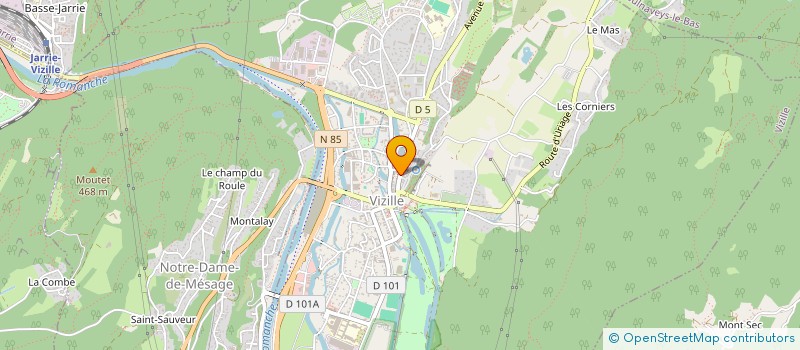 localisation de l'entreprise DOMINO EURL à VIZILLE