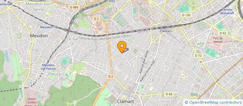 localisation de l'entreprise DOMINOS INVEST à CLAMART