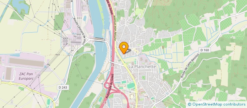 localisation de l'entreprise DOMINOV STEEL  BOLLENE