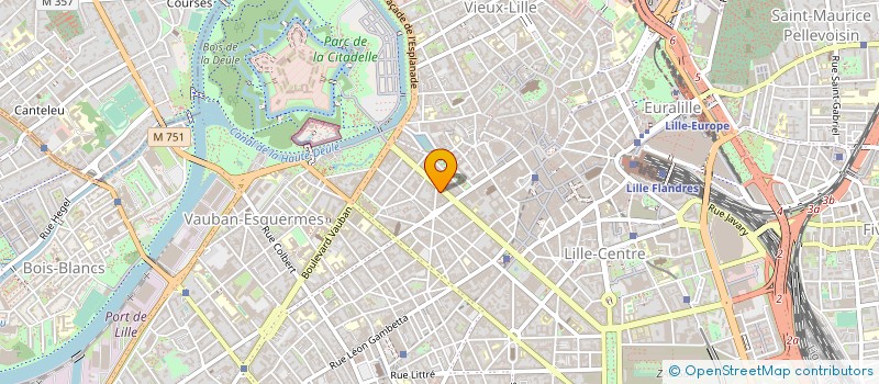localisation de l'entreprise DOMINVEST 43 à LILLE