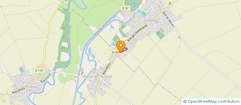 localisation de l'entreprise DOMIPAR ASFELD  ASFELD