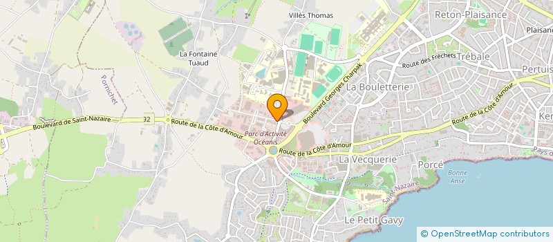 localisation de l'entreprise DOMIPREST à SAINT-NAZAIRE