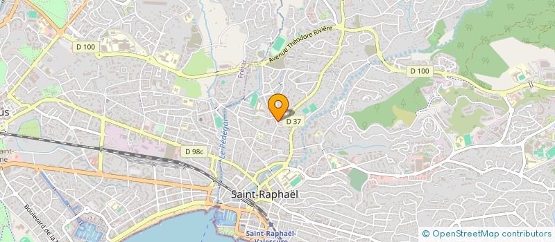 localisation de l'entreprise DOMIS  SAINT-RAPHAEL