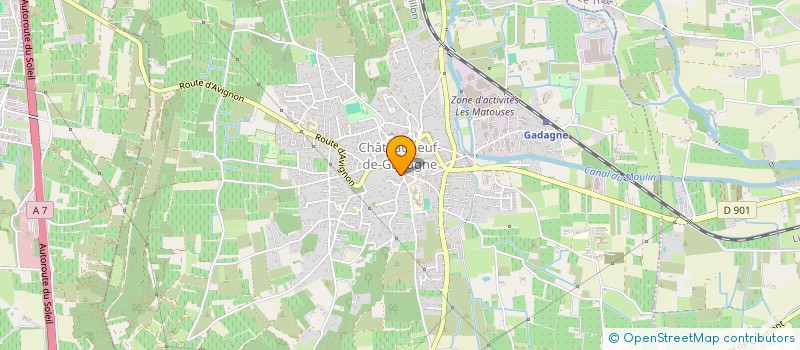 localisation de l'entreprise DOMISA  CHATEAUNEUF-DE-GADAGNE