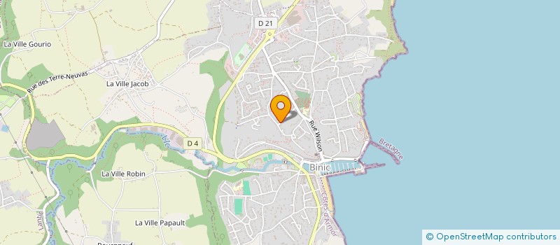 localisation de l'entreprise DOMISAPAR  BINIC-ETABLES-SUR-MER