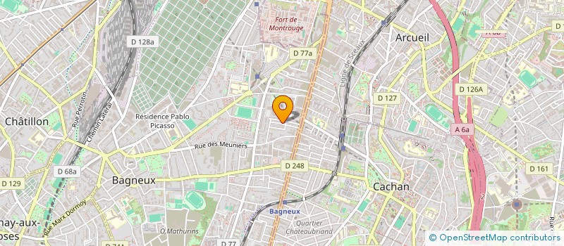 localisation de l'entreprise DOMISENIOR à BAGNEUX