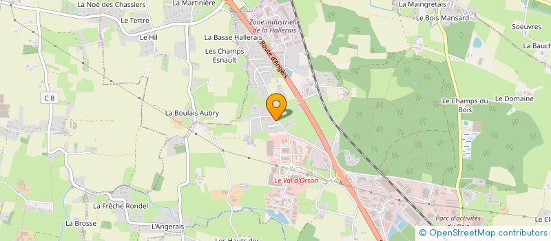 localisation de l'entreprise DOMISUD  VERN-SUR-SEICHE