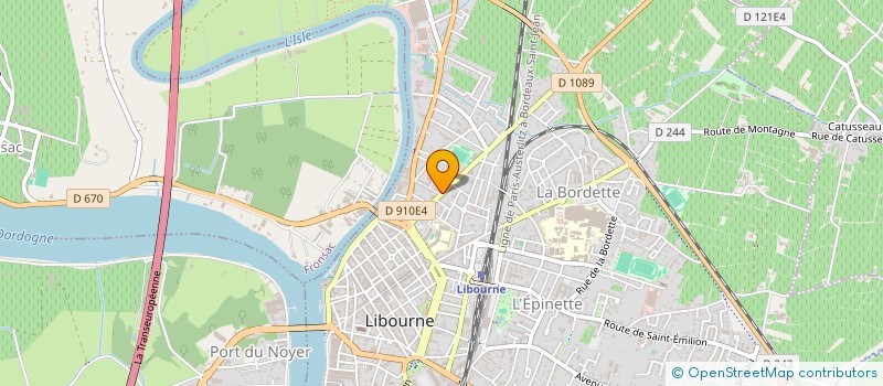 localisation de l'entreprise DOMISUN à LIBOURNE