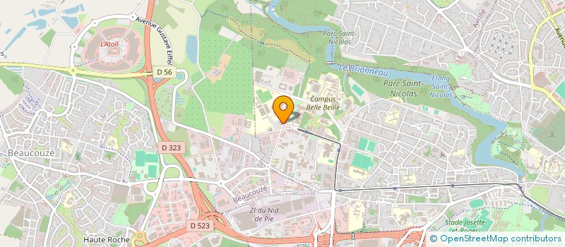 localisation de l'entreprise DOMITEMPUS à ANGERS
