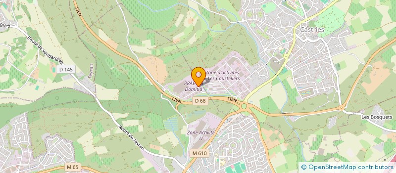 localisation de l'entreprise DOMITIA 202 à VENDARGUES