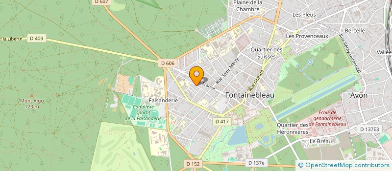 localisation de l'entreprise DOMITIA  FONTAINEBLEAU